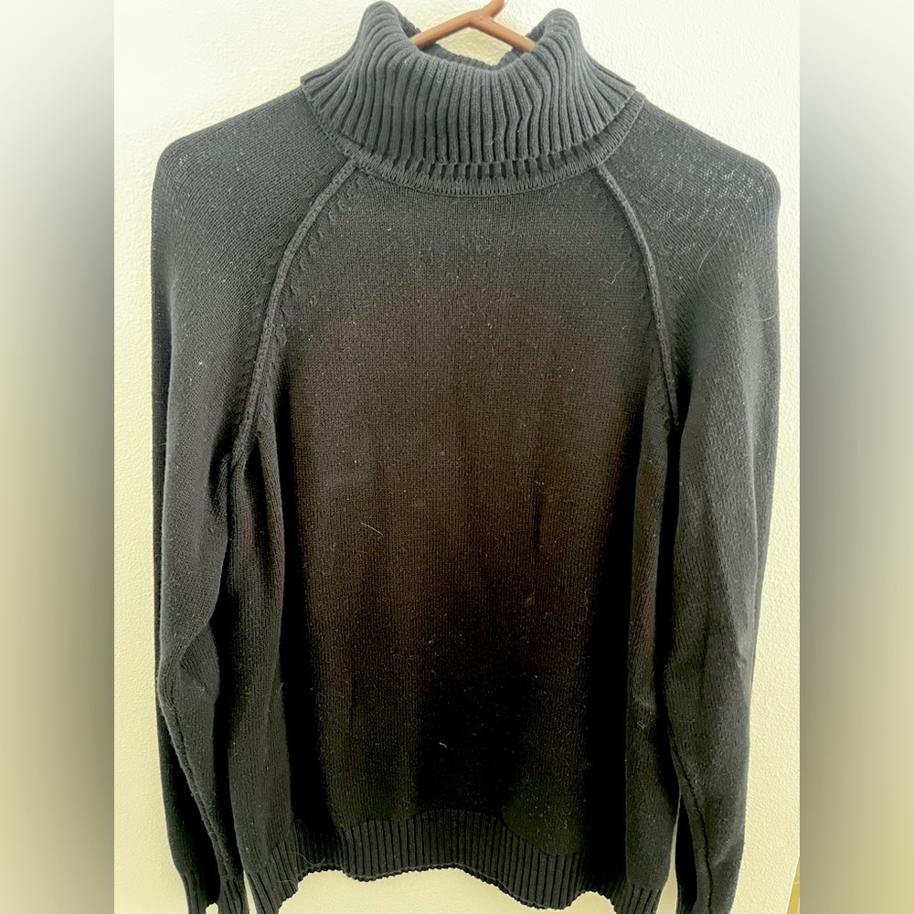Black Turtleneck Sweater